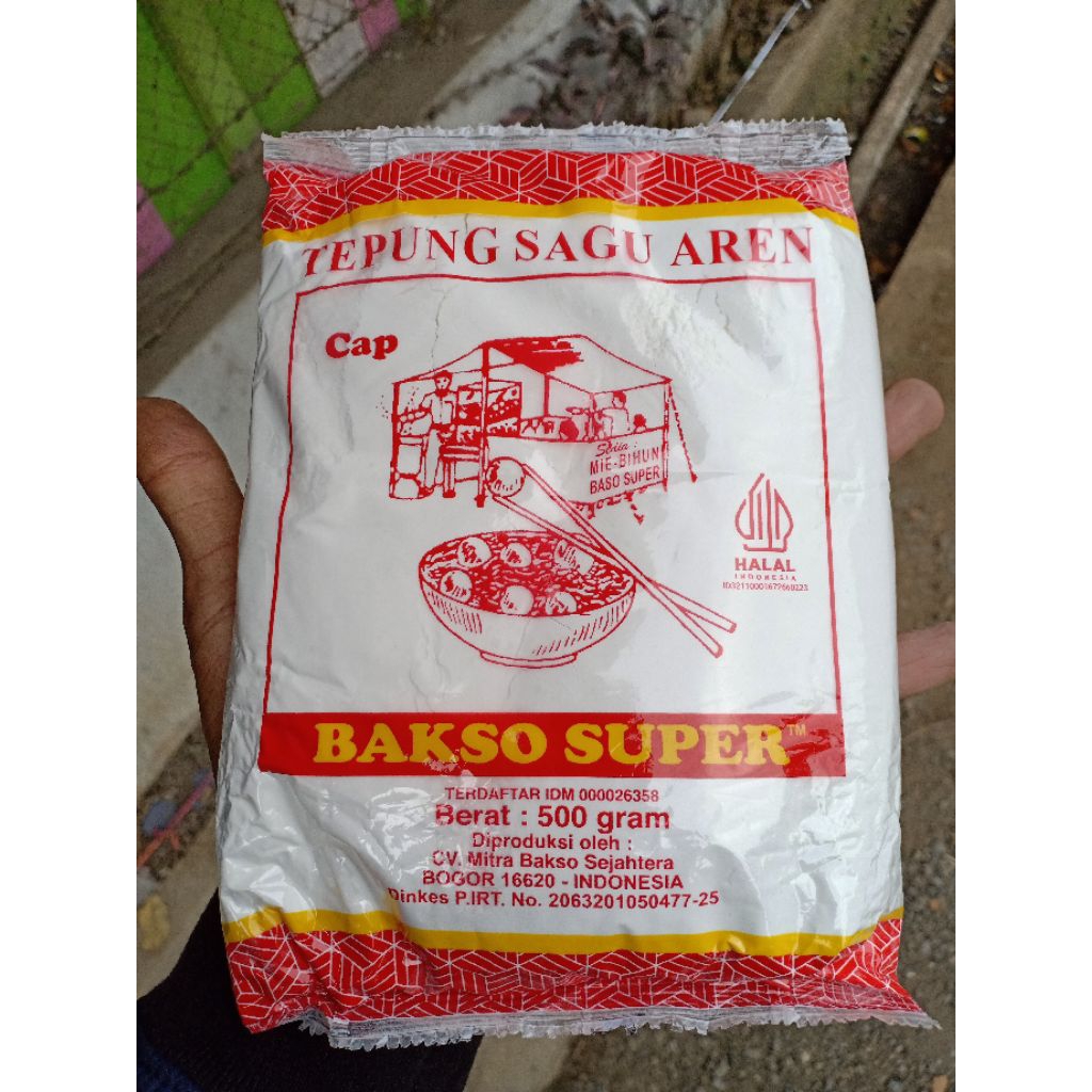 TEPUNG SAGU AREN MURNI 500GR CAP BAKSO SUPER