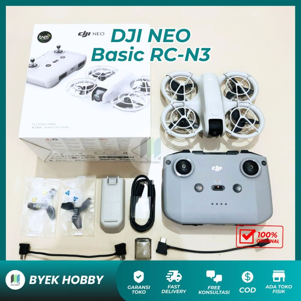 DJI Neo Basic RC-N3 / RC N3 (Drone Second Ultra Light 4K AI Camera)