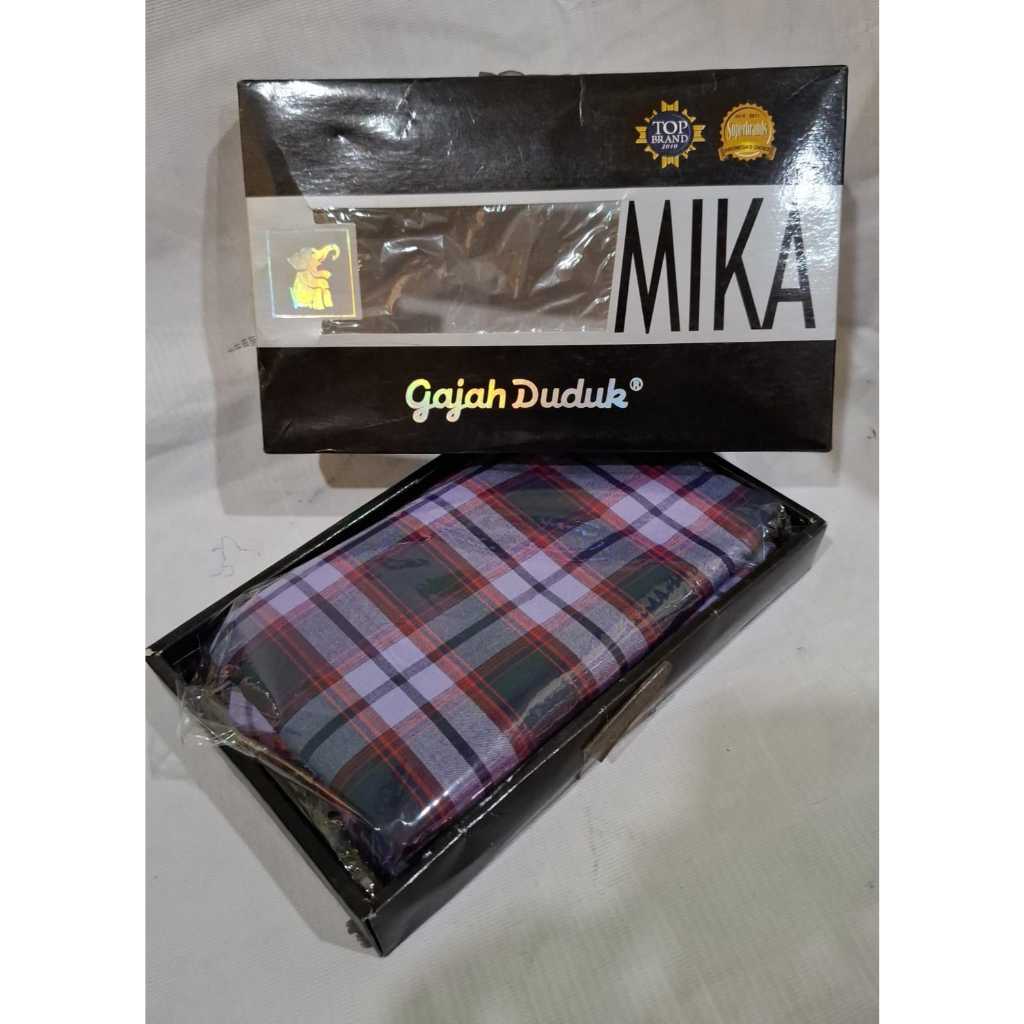Sarung Tenun Gajah Duduk Mika – Kualitas Terbaik, Cocok untuk Ibadah & Hadiah