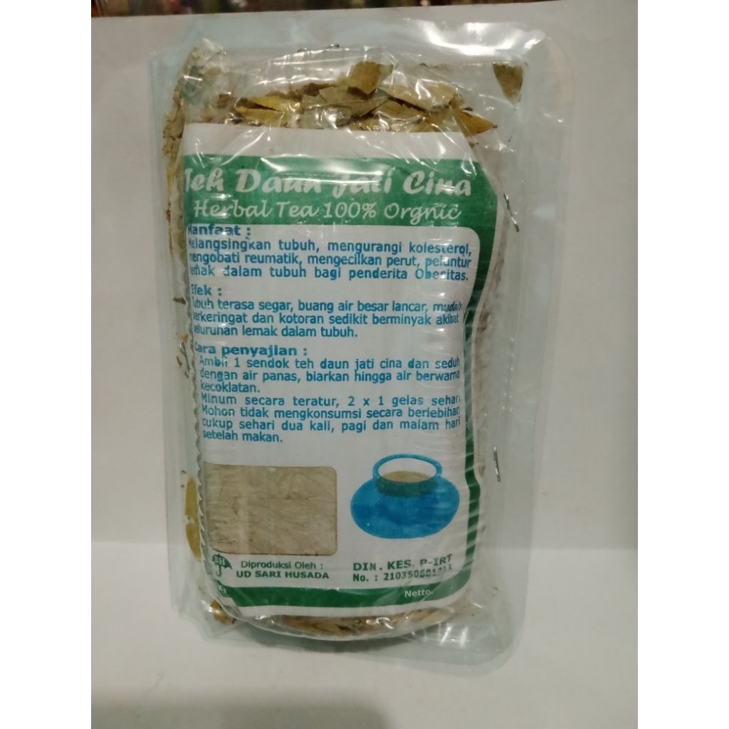 TEH DAUN JATI CINA ORGANIK 100 GRAM