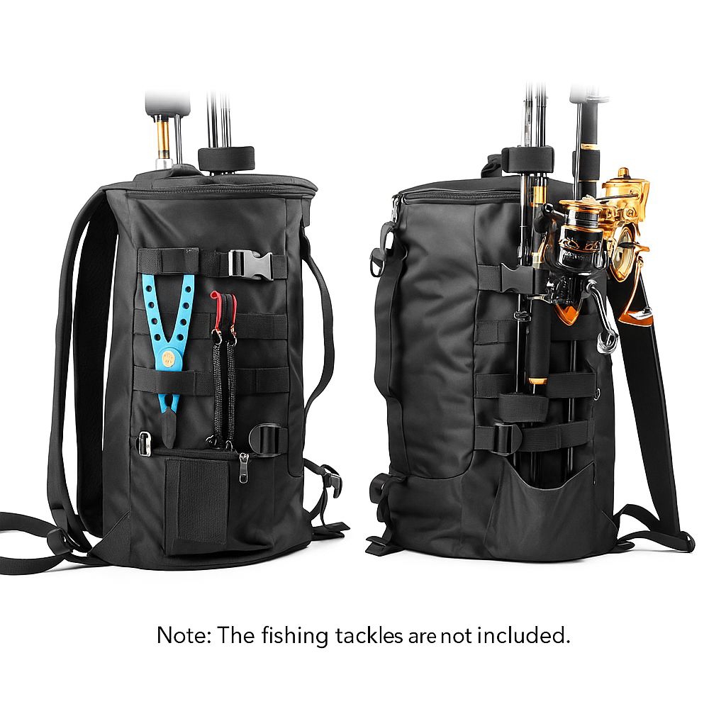 Tas ransel pancing Cordura tas ransel multifungsi