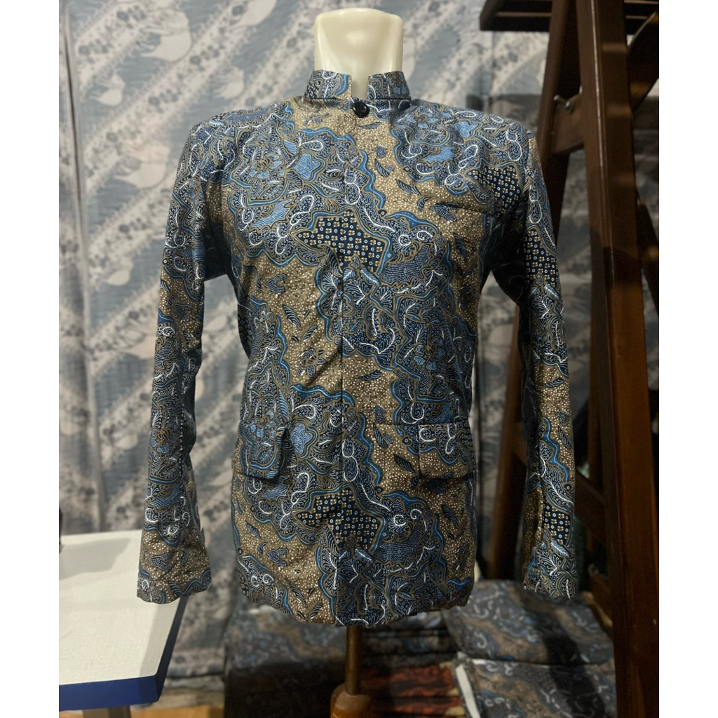 basofi batik keren motif birunya cinta basofi anak muda motif baru