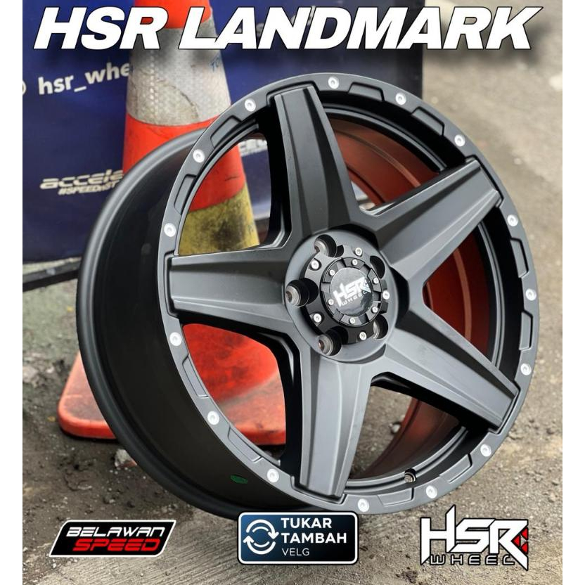 Velg Mobil Ring 18 Offroad HSR LANDMARK R18 untuk CRV Turbo Xtrail Innova Rush Terios