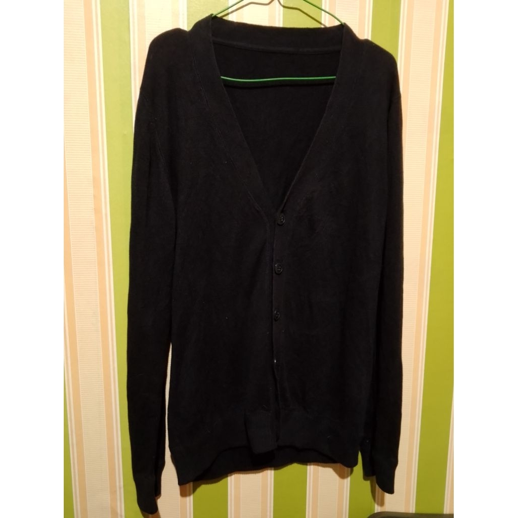 kaos bahan rajut kerah tinggi