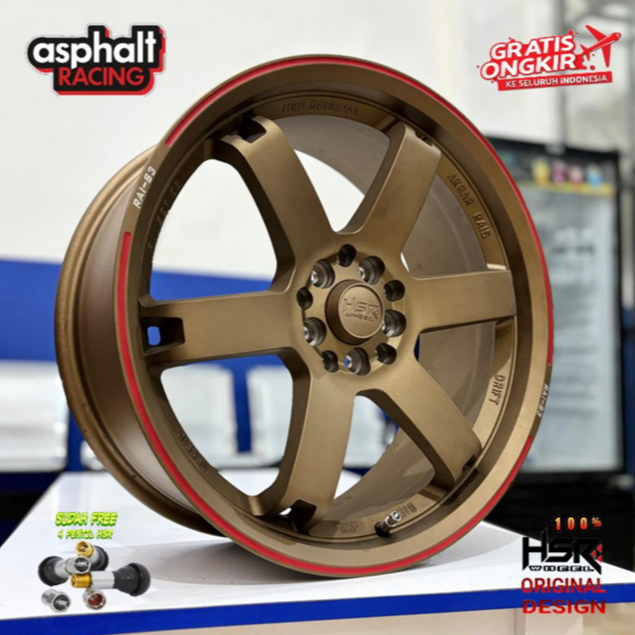 VELG MOBIL TE37 RING 18 UNTUK MOBIL YARIS CROSS NEW AVANZA NEW XENIA XPANDER CIVIC HSR RAI S3 R18
