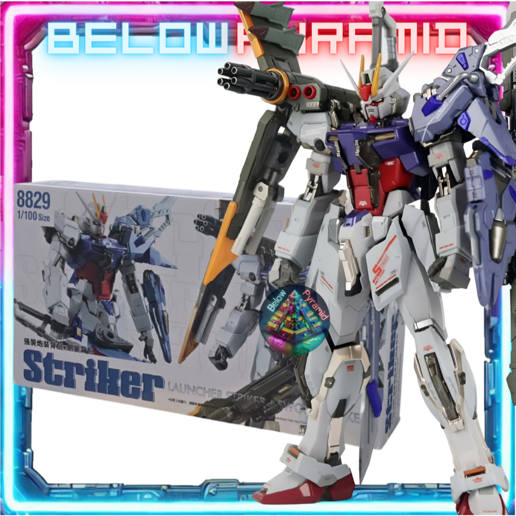Launcher and Sword Strike MB Ver. Daban 8829 (Metal in Frame) 1/100 Model Kit MG Plamo Plastic Model
