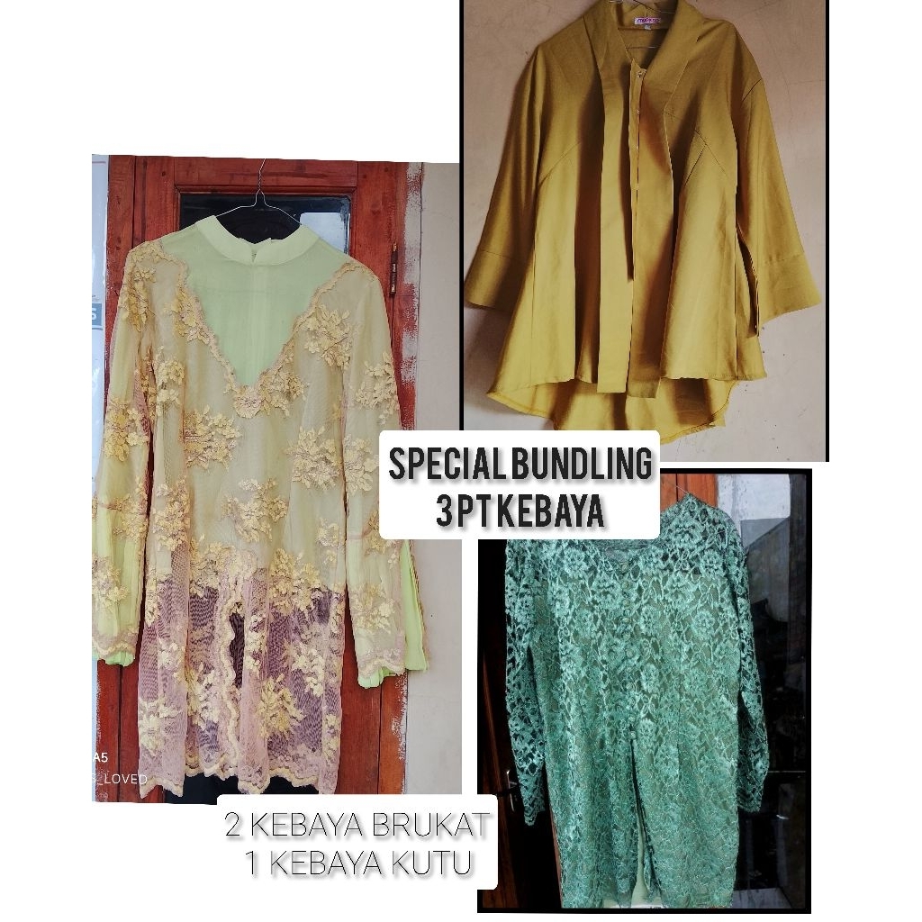 PL - BAJU KEBAYA JADUL- KEBAYA BROKAT - KEBAYA BRUKAT - BAJU KONDANGAN (BACA DESKRIPSI)
