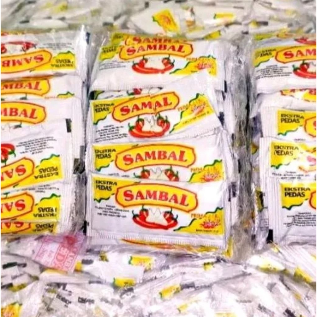 Saos Sambal Prima Sachet Putih / Saus Prima 118 Extra Pedas