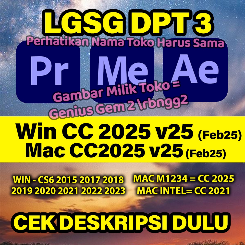 Premiere Pro After Effects Win - Mac - M1 - M2 | 2025 - 2023 - 2022 - 2021 - 2020 - 2019 - 2018 - 20