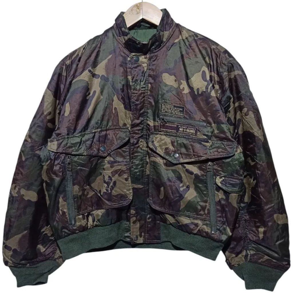 Flight jacket bomber G-1 camofulage size L fit XL