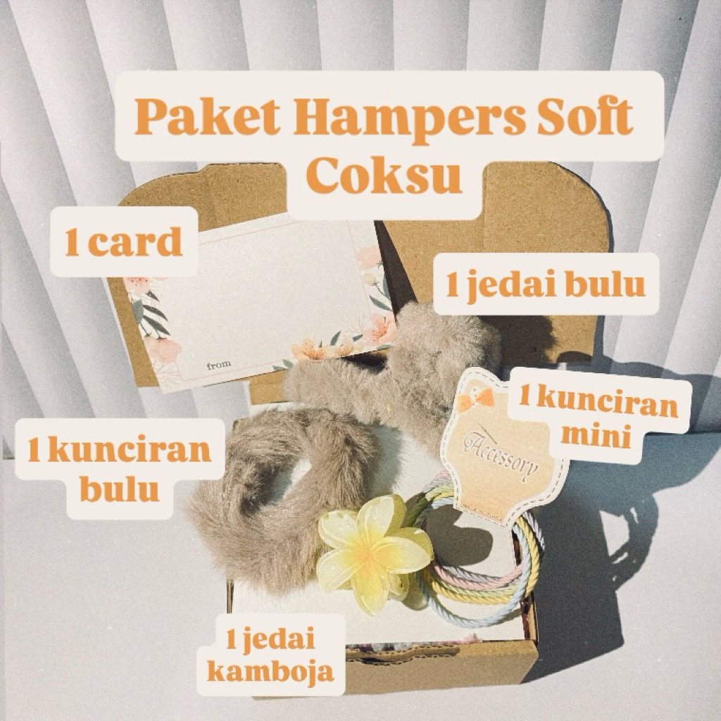 Paket Hampers Wanita Gift Box Scrunchie Kado Wanita Termurah Terlengkap