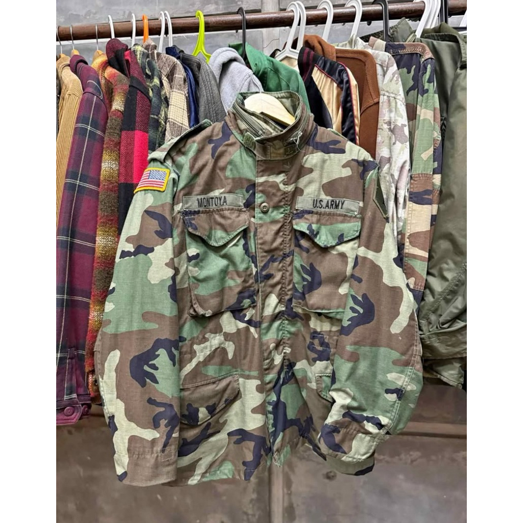 Woodland M65 military jacket