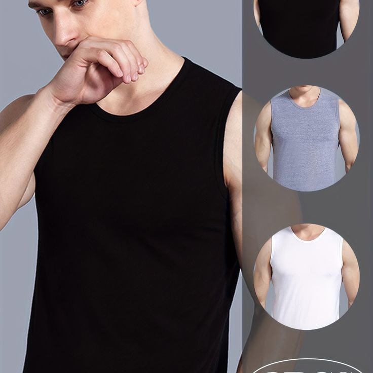 PAKET HEMAT 4 PCS SINGLET PRIA DEWASA IMPORT SLIM FIT KAOS KUTANG PRES BODY TANGTOP COWOK VIRAL