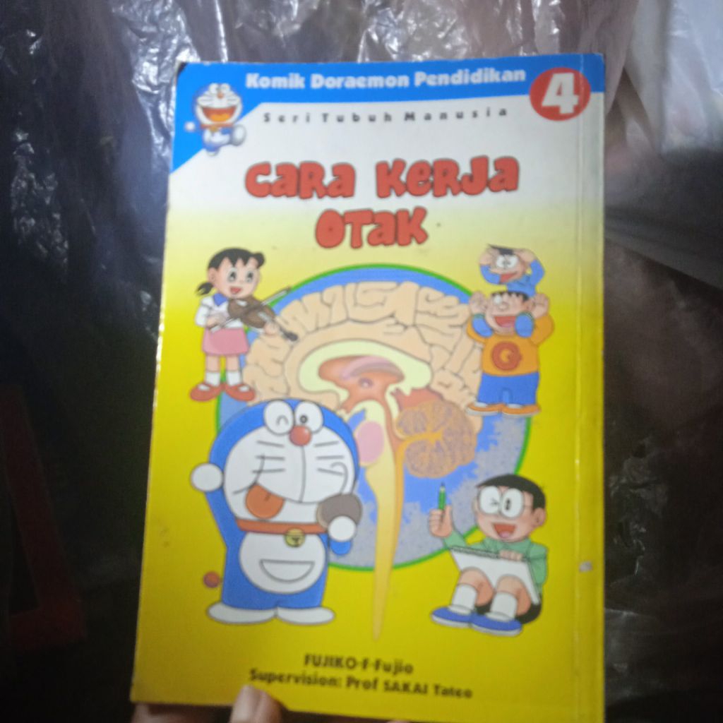 buku komik Doraemon Pendidikan, Cara Kerja Otak, Komik original