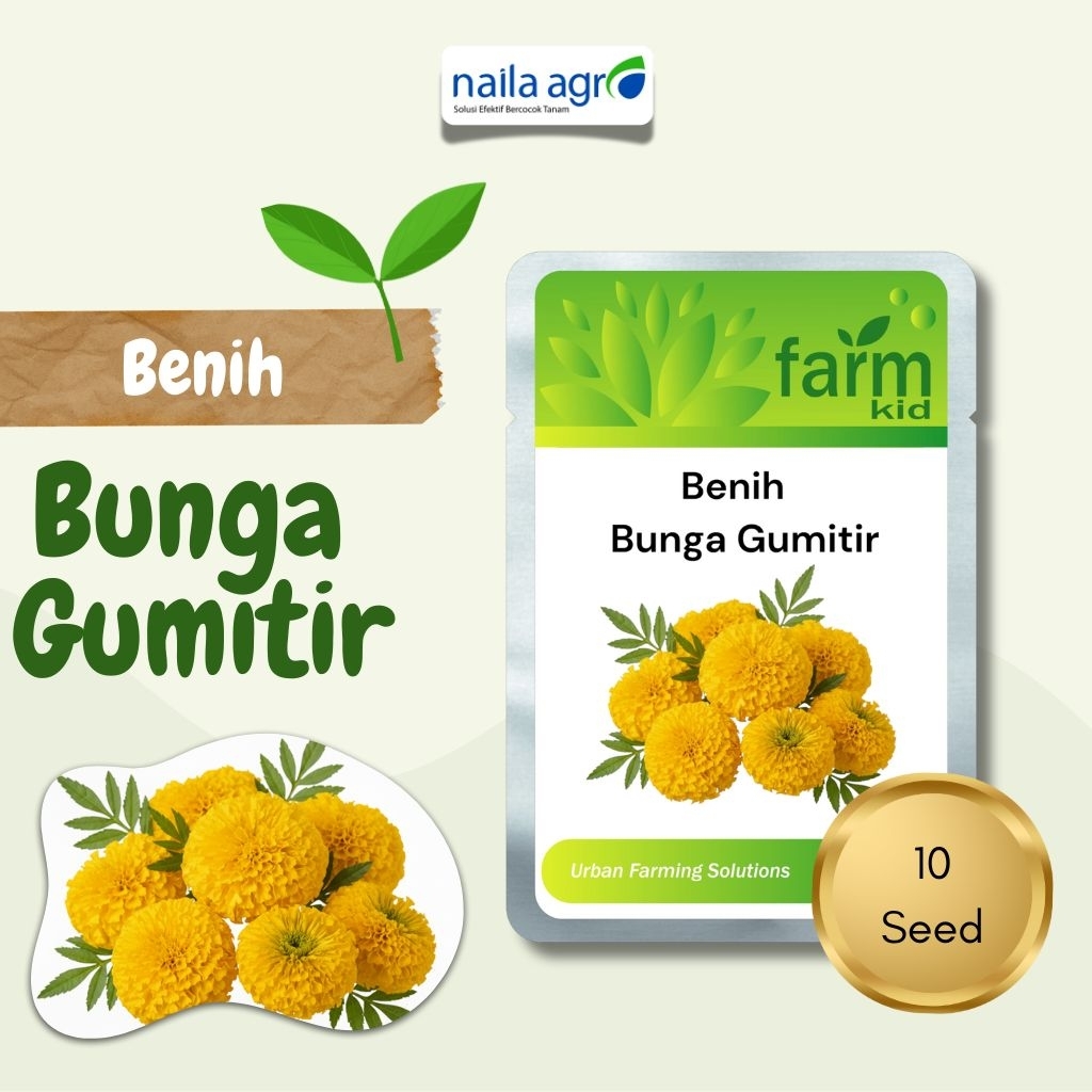 Naila Agro - Benih Bunga Gumitir berkualitas benih bunga hias benih unggul benih tanaman murah
