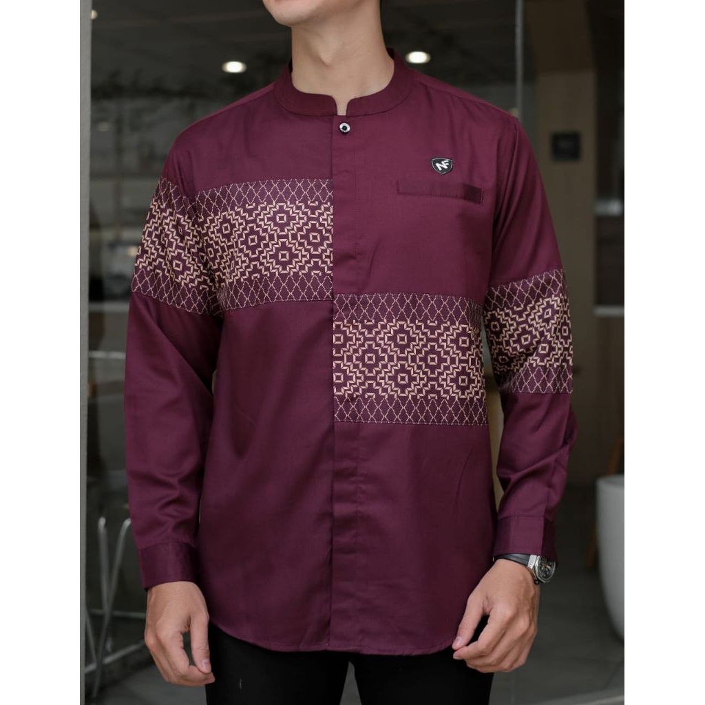 Kemeja Koko Pria| Pakaian Muslim| Baju Koko| Pakaian Pria