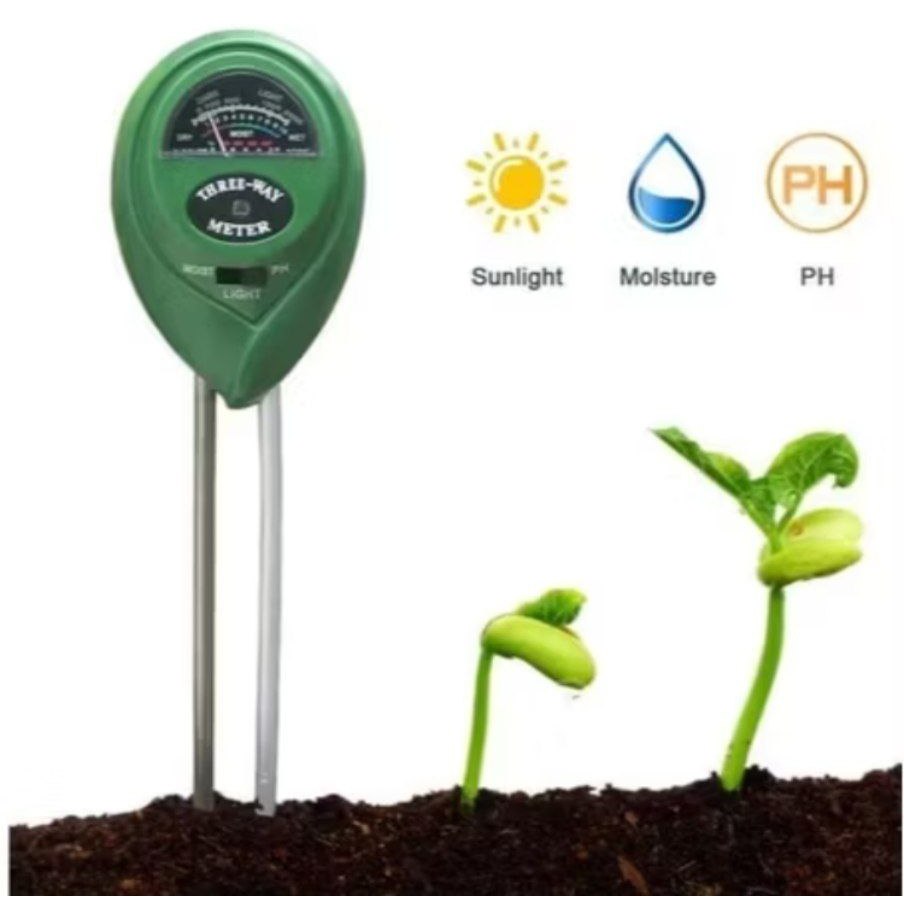 Soil Analyzer 3in1 3 in 1 Soil Moisture PH Light Meter ALAT CEK TANAH manual model terbaru