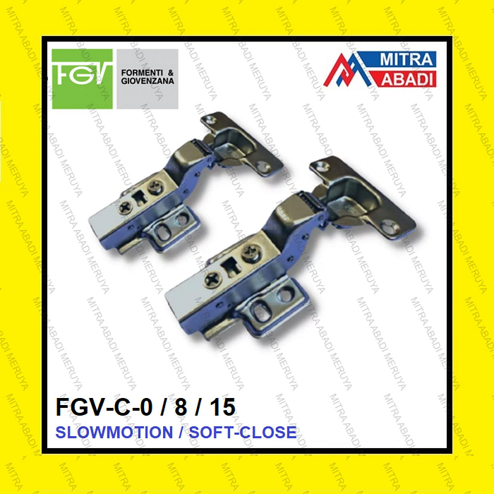 Engsel Sendok FGV Slowmotion Lurus Engsel lemari FGV Soft