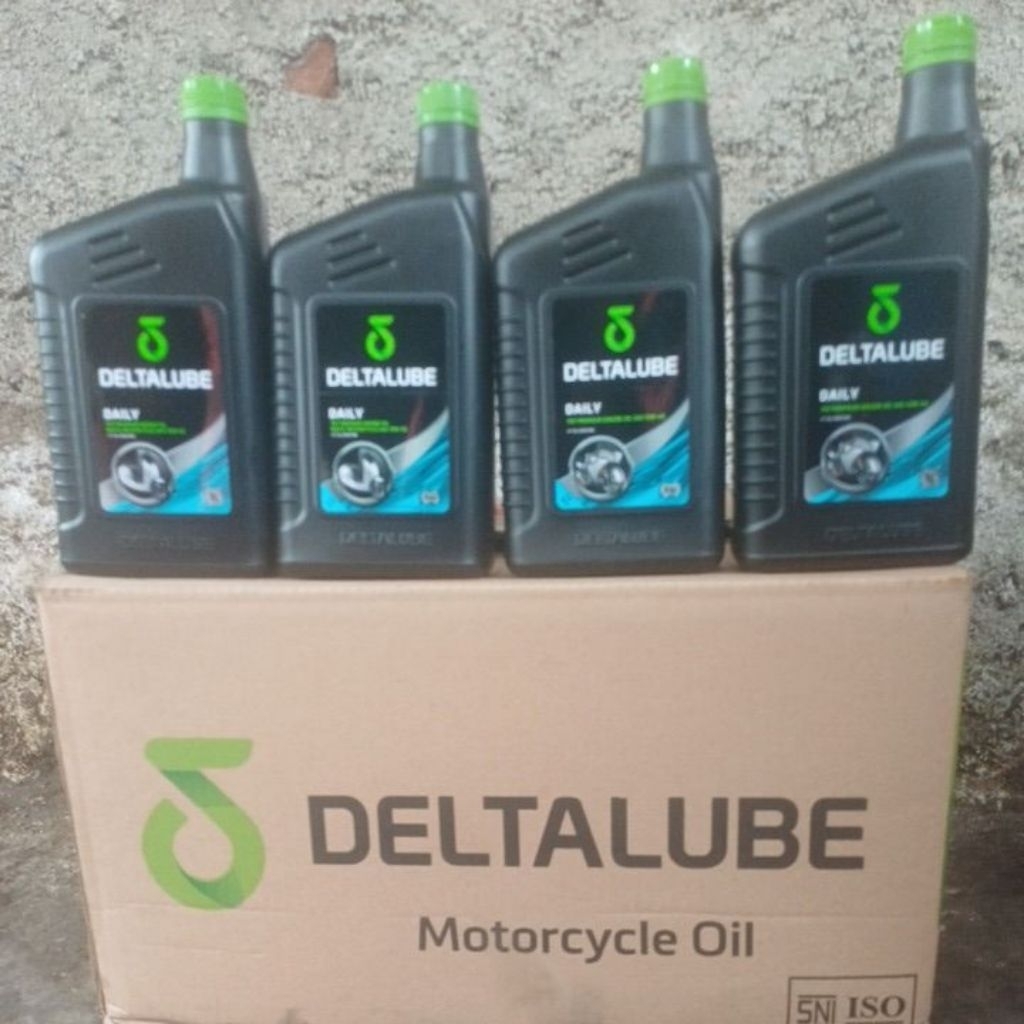Deltalube Daily 757 10W-30 / 10W-40 0.8L 1L Untuk Oli Motor Matic Dan Manual Oli Deltalube Daily