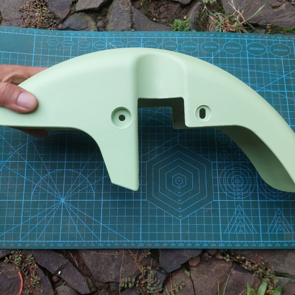 spakbor depan sepeda listrik uwinfly df7 pacific exotic hijau tosca