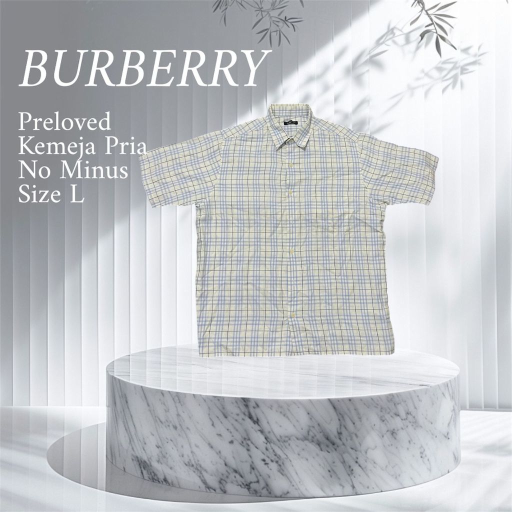 KEMEJA PRIA MOTIF GARIS GARIS