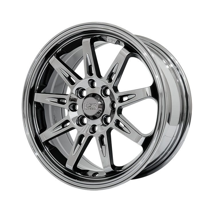 Velg Mobil R15 - Velg HSR TIKALA Ring 15 Black Chrome Buat Mobil Brio