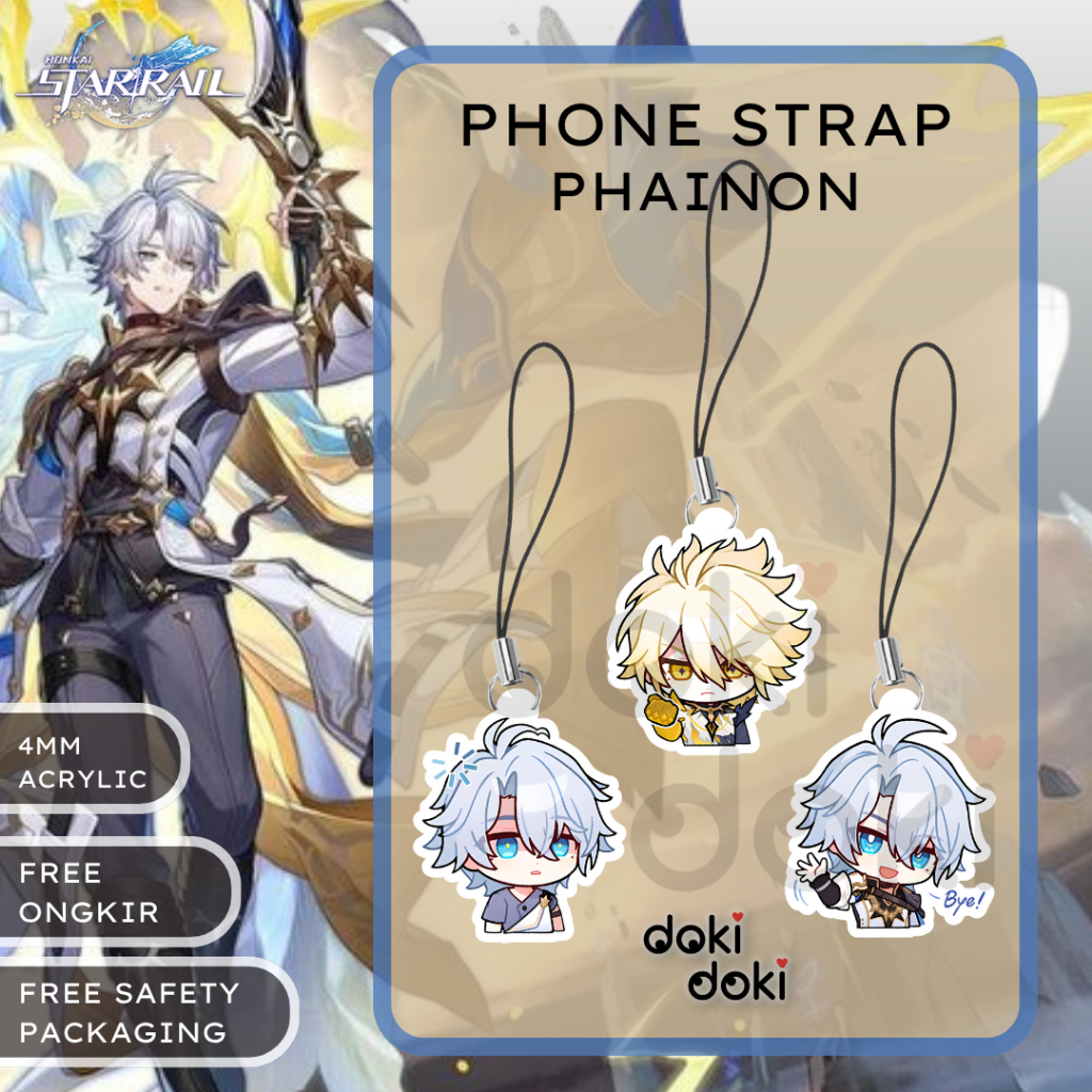 DOKIDOKI PHONE STRAP HP PHAINON HONKAI STAR RAIL