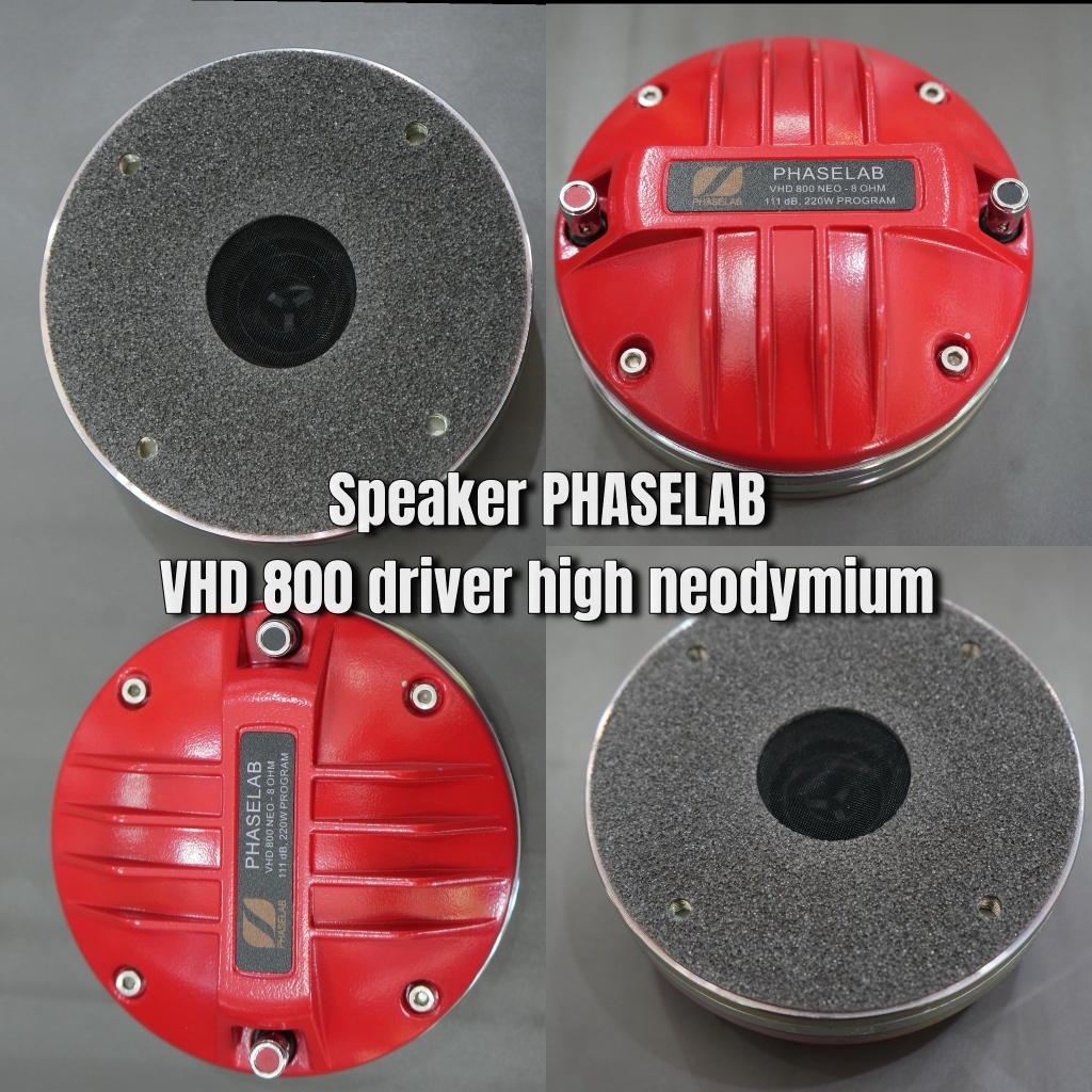 Speaker PHASELAB VHD 350 800 driver high neodymium