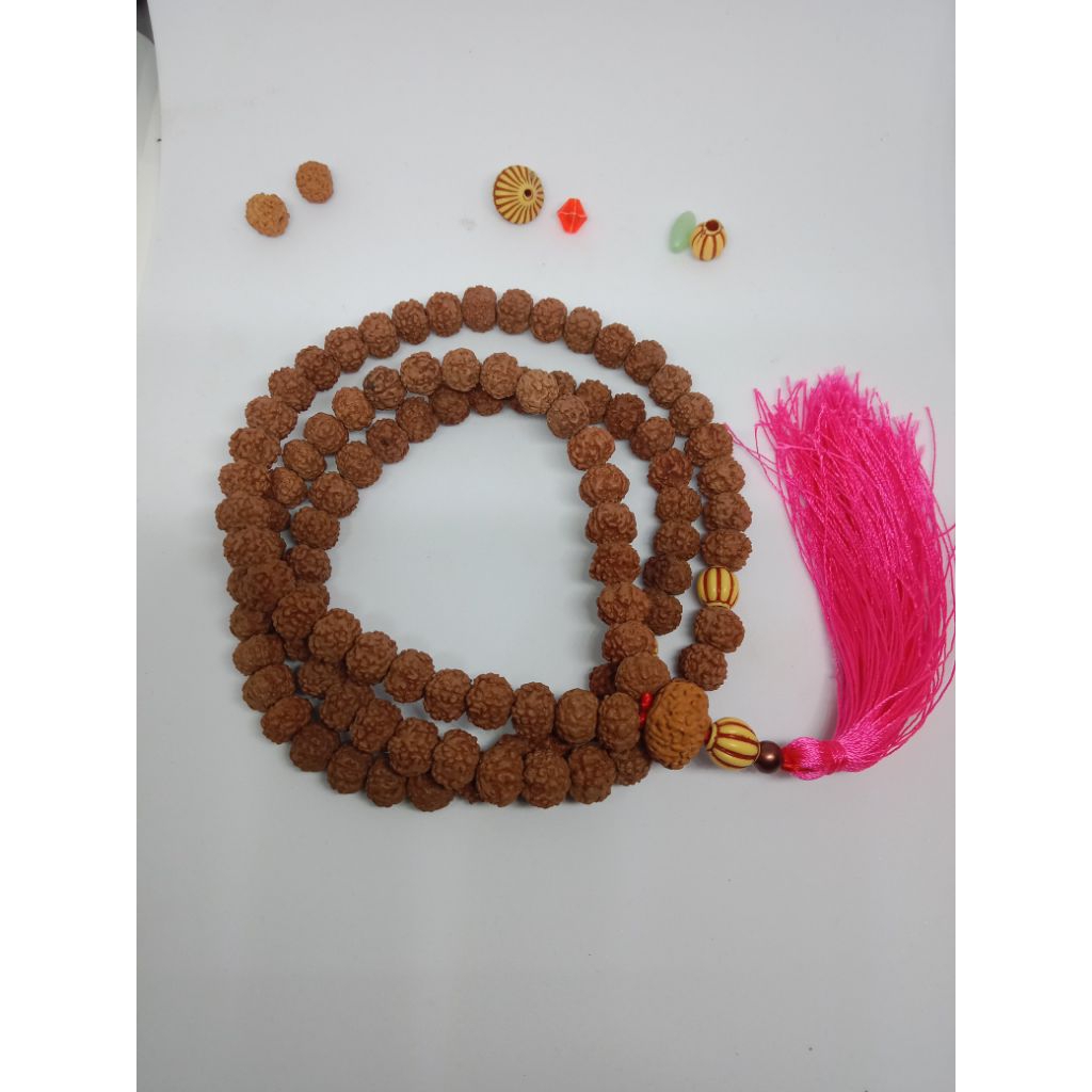 Tasbih Biji Jenitri Rudraksha isi 99 Jaminan Kualitas Asli