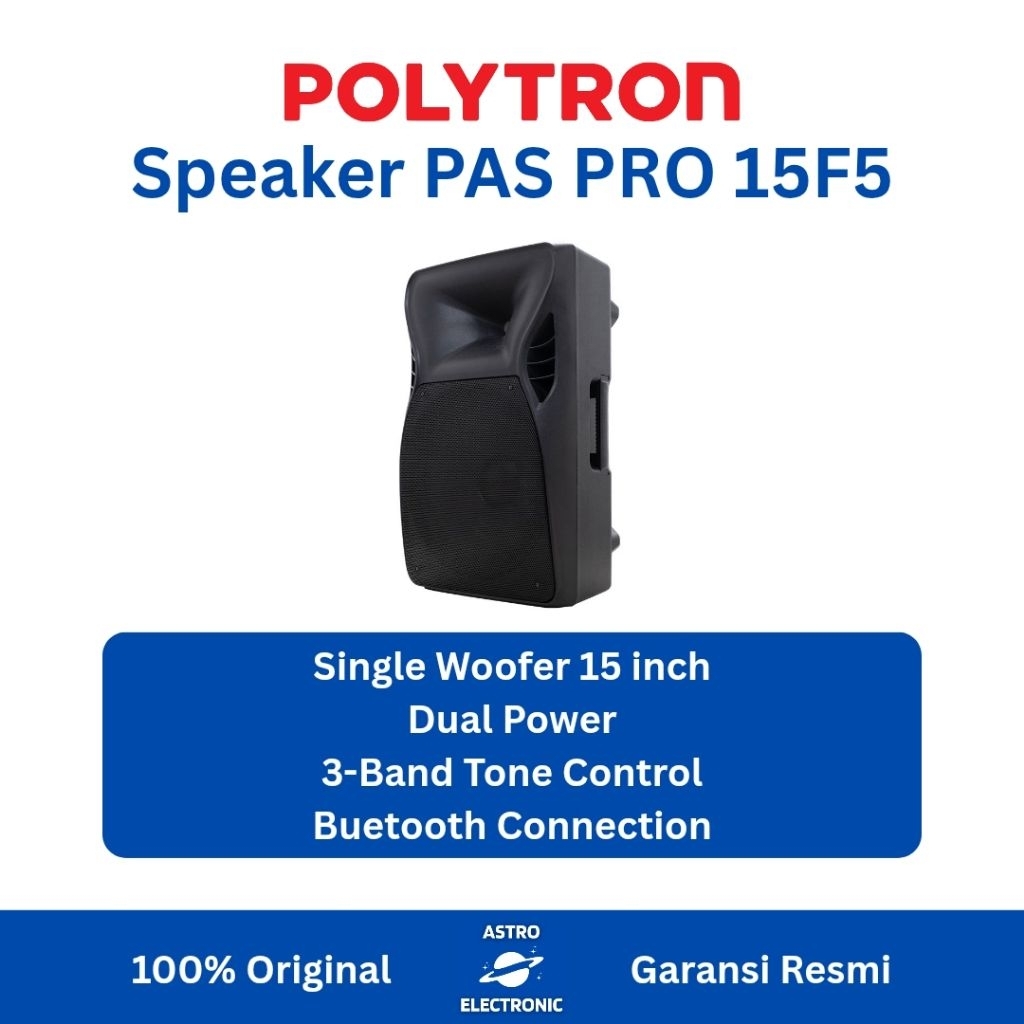 POLYTRON PASPRO 15F5 / PASPRO15F5 BLUETOOTH SPEAKER