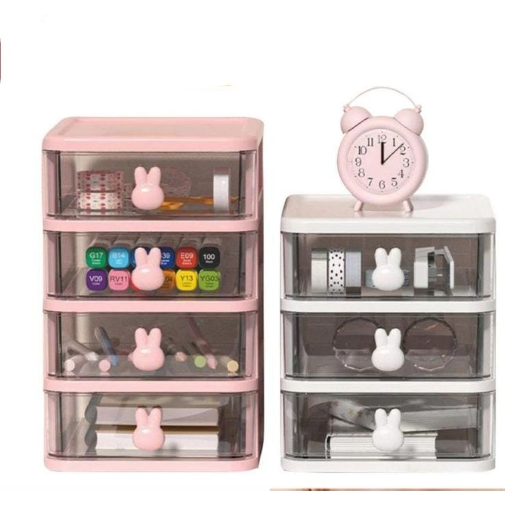 Rak Organizer/ Rak laci penyimpanan serbaguna laci kosmetik/ laci alat tulis / laci mini