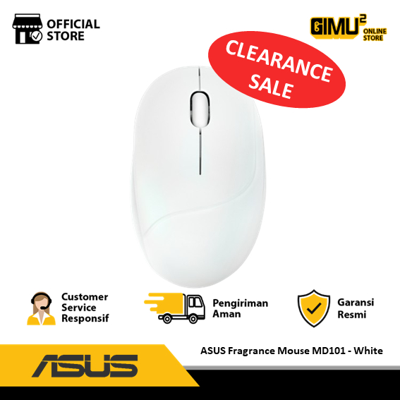 ASUS Fragrance Mouse MD101 - White