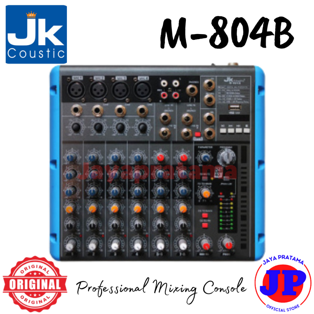 JK Coustic M804B Professional Mixing Console Original Mixer M-804B