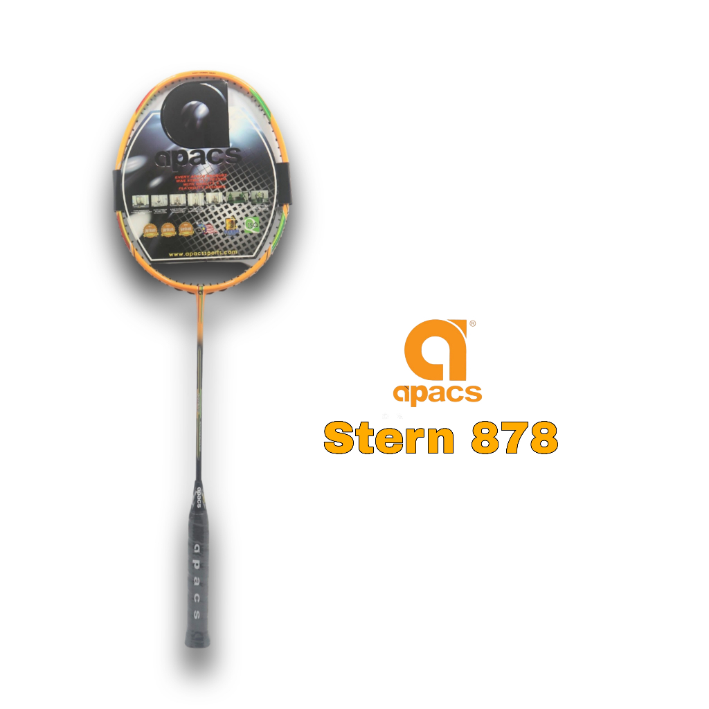 Raket Original Apacs Stern 878 Bonus Senar