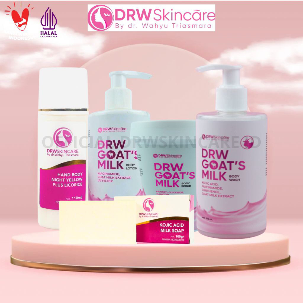 DRW Skincare Hand Body Lotion Pemutih Badan Premium Mencerahkan Badan BPOM ( Bisa Ecer )