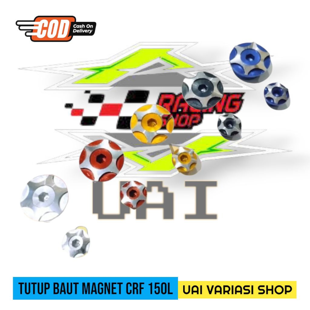 Tutup Baut Magnet CRF 150L CB150R CBR150 Satu Set TRG 5 Varian Warna