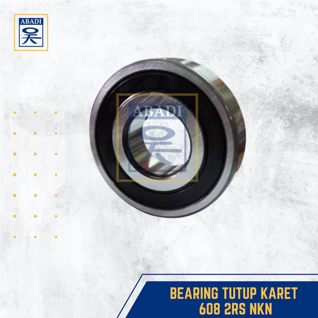 BEARING TUTUP KARET 608 2RS NKN