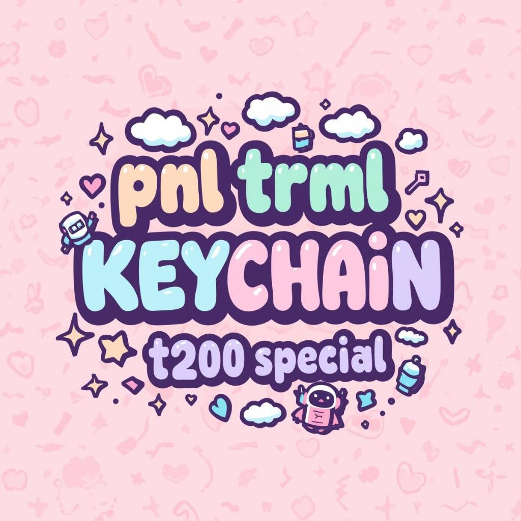 Pnl trml Keychain Model t200 Gantungan Kunci Aesthetic Magnet