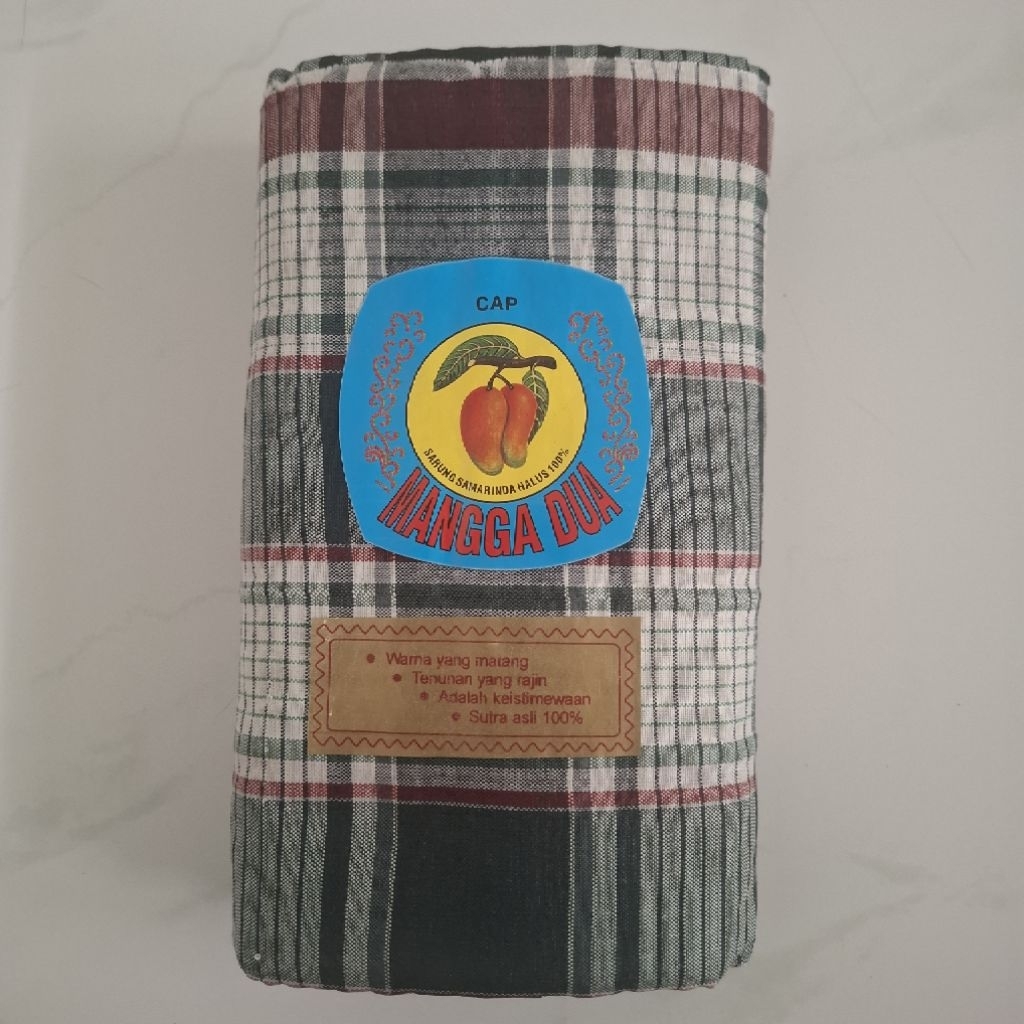 sarung tenun sutra samarinda cap mangga dua