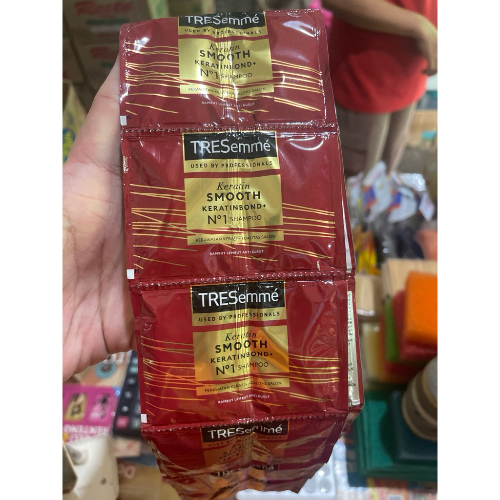 tresemme shampo renteng