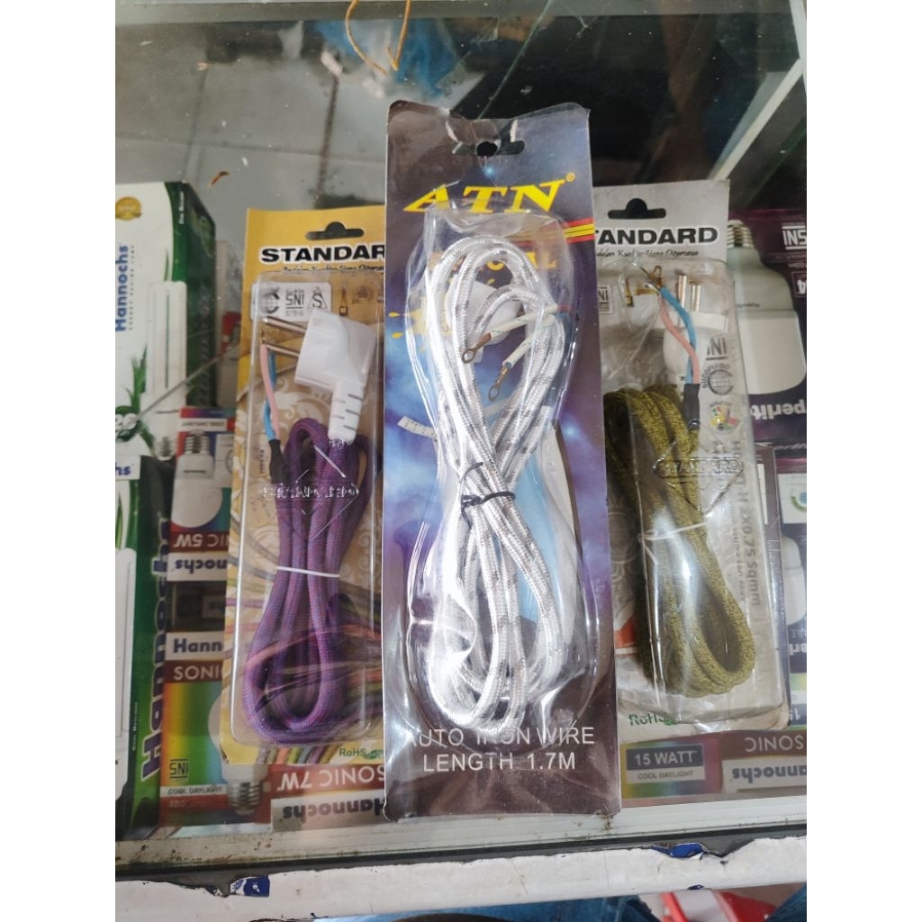 Kabel Setrika Anti Kusut / Kabel Setrika SNI