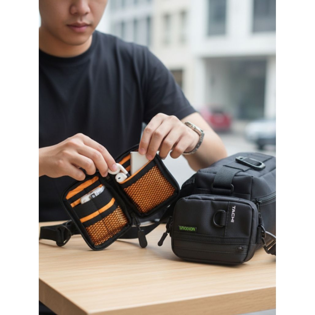 tas pouch pria/sling bag mini pria/pouch pria