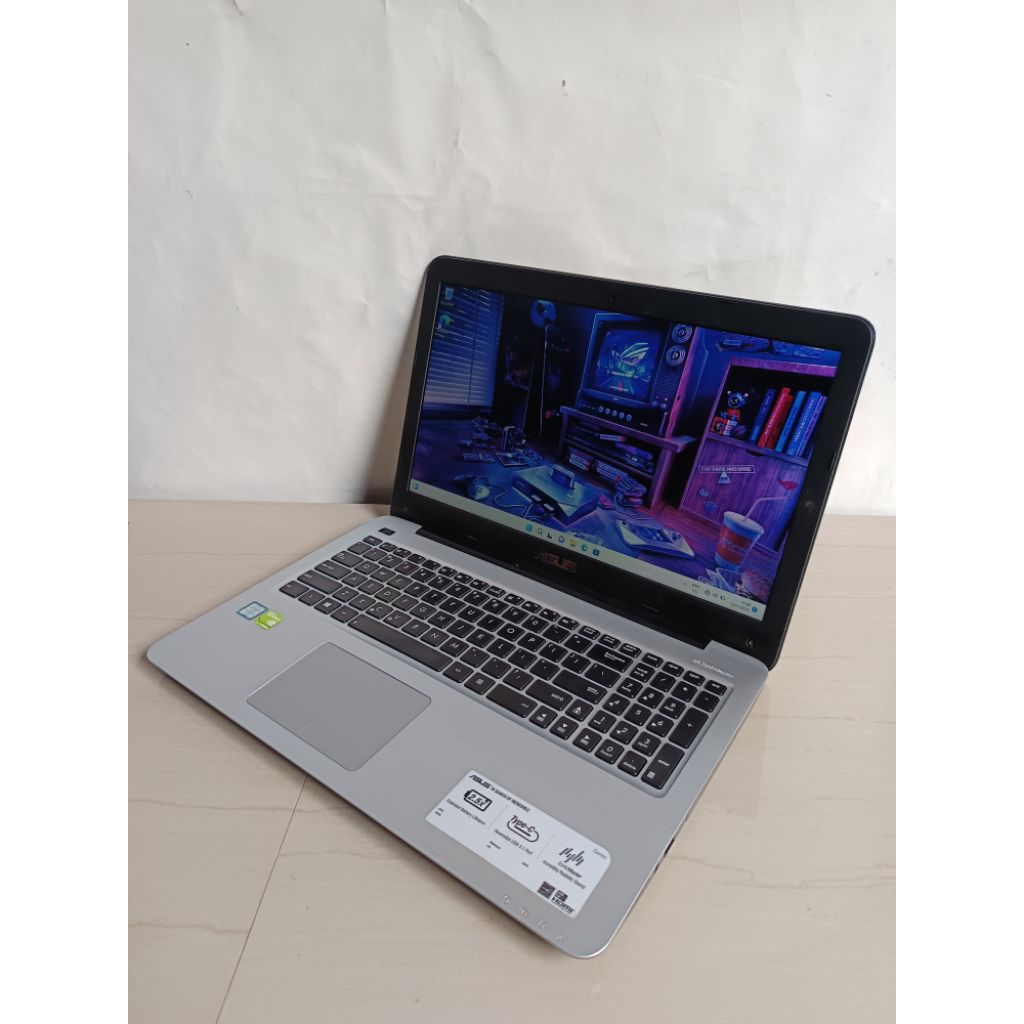 laptop asus layar 15,6inc dual VGa