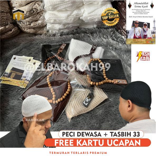 ELBAROKAH99 (GROSIRAN/KODIAN 20 pcs) PECI MADINAH/PECI HAJI/PECI PUTIH/PECI HITAM/PECI MURAH/PECI UN