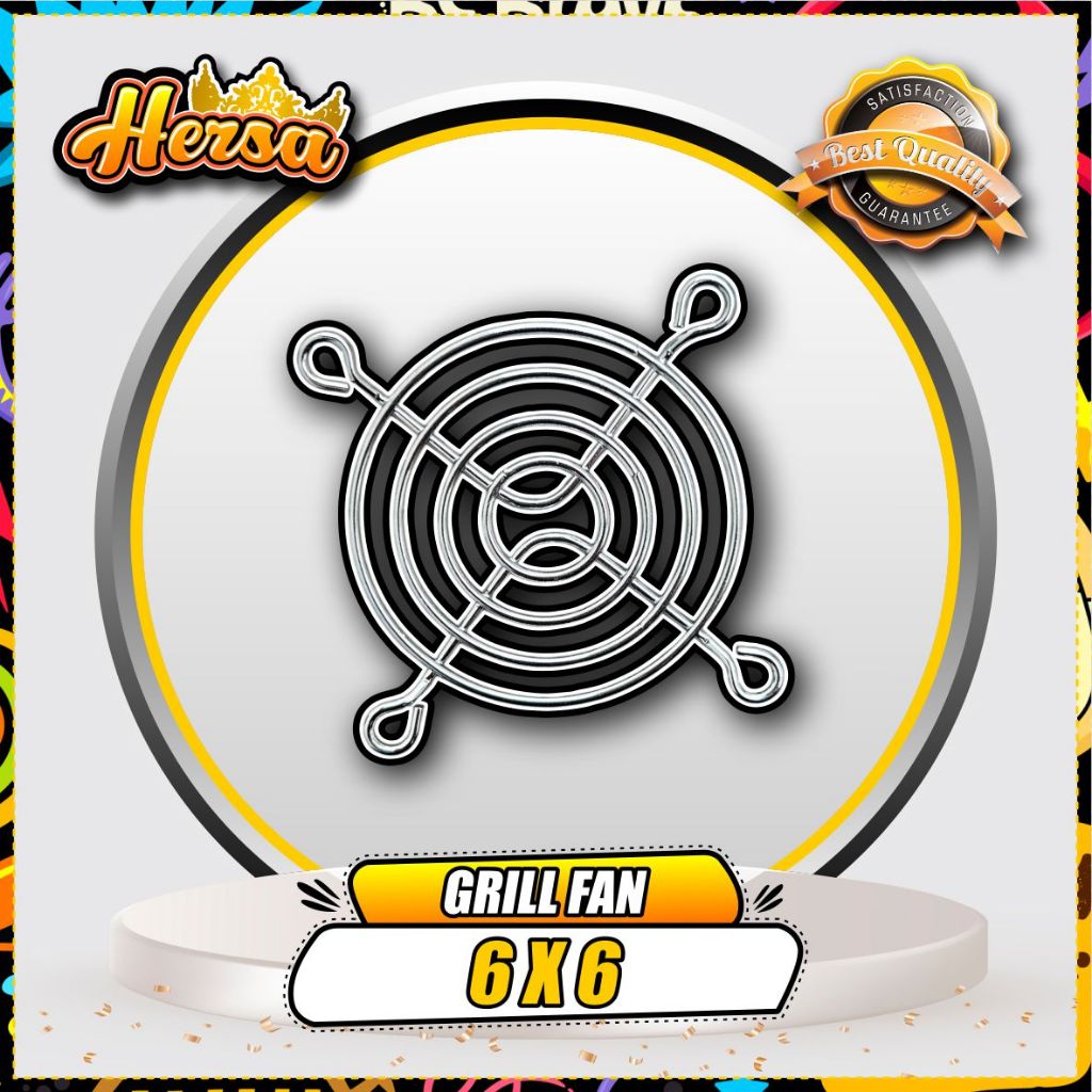 Grill Fan 6x6 lubang fan dc atau ac 6x6cm