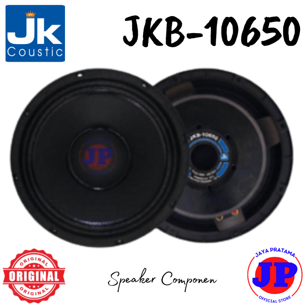 JK Coustic JKB10650 Speaker Componen 10 Inch Original JKB-10650