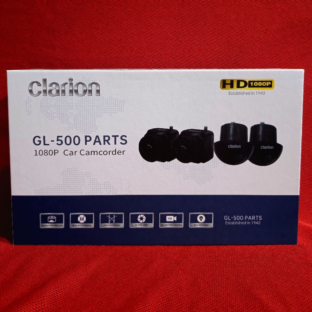 Clarion Kamera 360 HD 1080P GL-500
untuk Head Unit Android Built-in Clarion GL-500 Parts Car Camcord