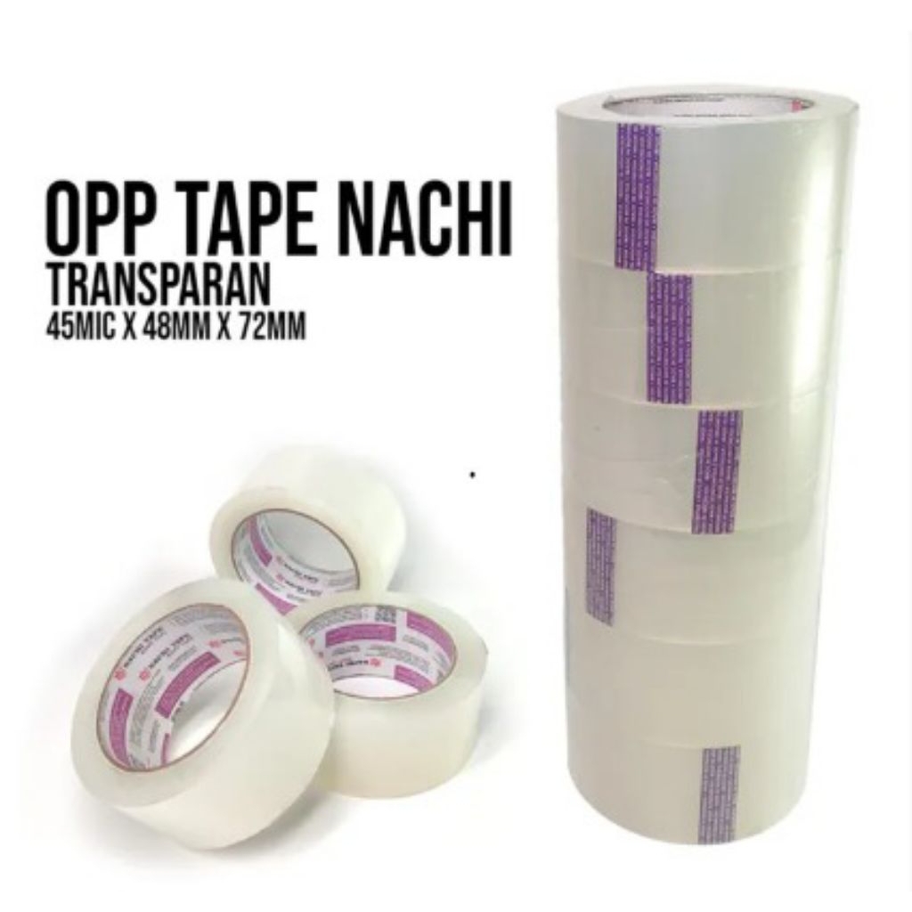 Lakban Nachi Bening Tebal / Roll