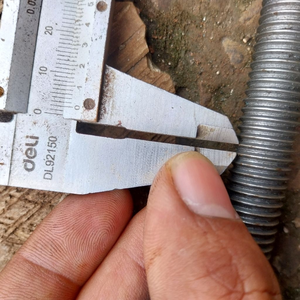 drat ulir full 15 mm + panjang 1 meter