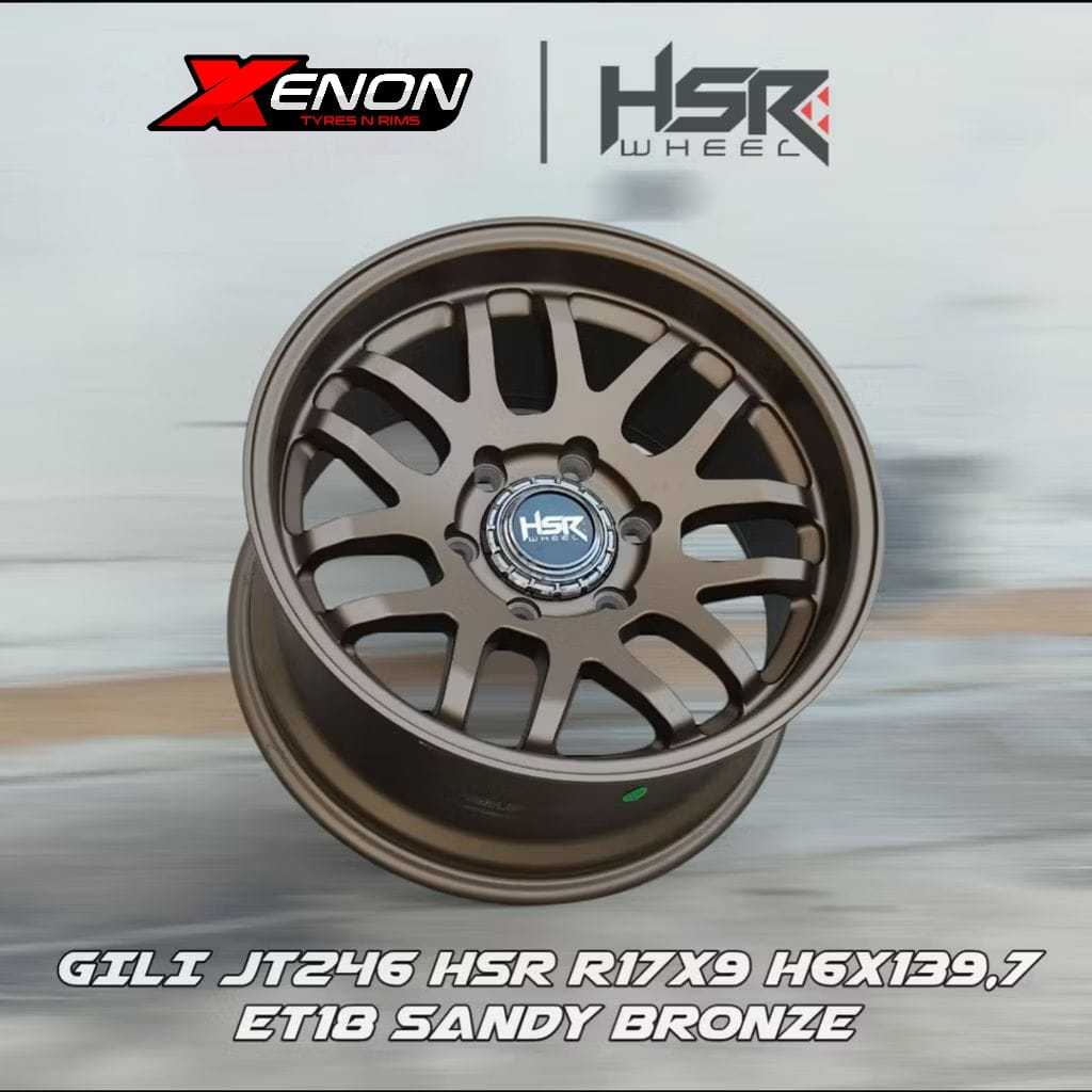 Velg Mobil Ring 17 Lubang 6 Untuk Strada Hilux Triton Ranger Pajero Fortuner || Hsr Gili Ring 17